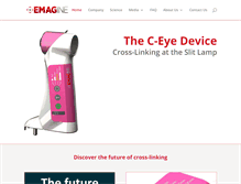 Tablet Screenshot of emagine-eye.com